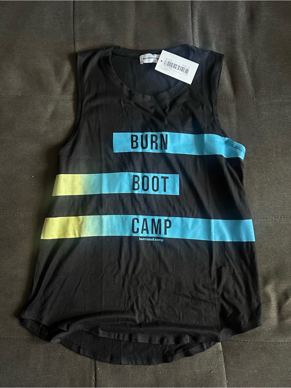 Burn Boot Camp Women's Black Graphic Tank Top